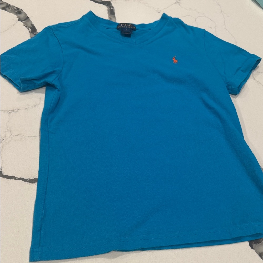 Polo by Ralph Lauren Kids' Bright Blue Tee